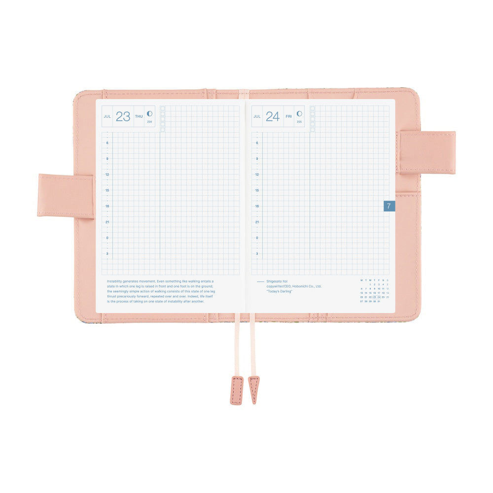 Hobonichi Techo 2026 - A6 Cover Only - Liberty Fabrics: Sasha Kiora