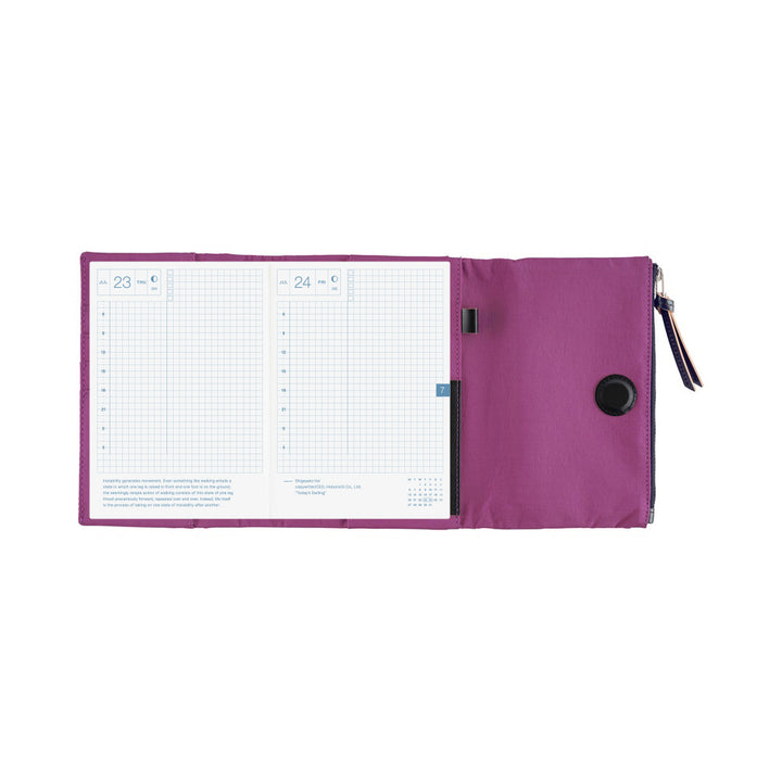 Hobonichi Techo 2026 - A6 Cover Only - Tragen: Purple