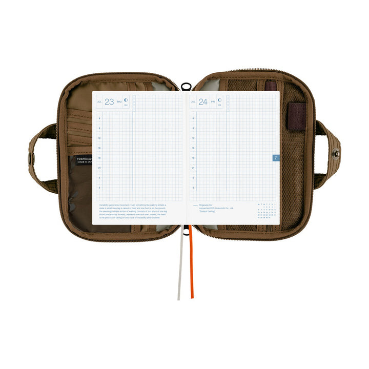 Hobonichi Techo 2025 - A6 Cover Only - POTR: Stroll (Light Brown)