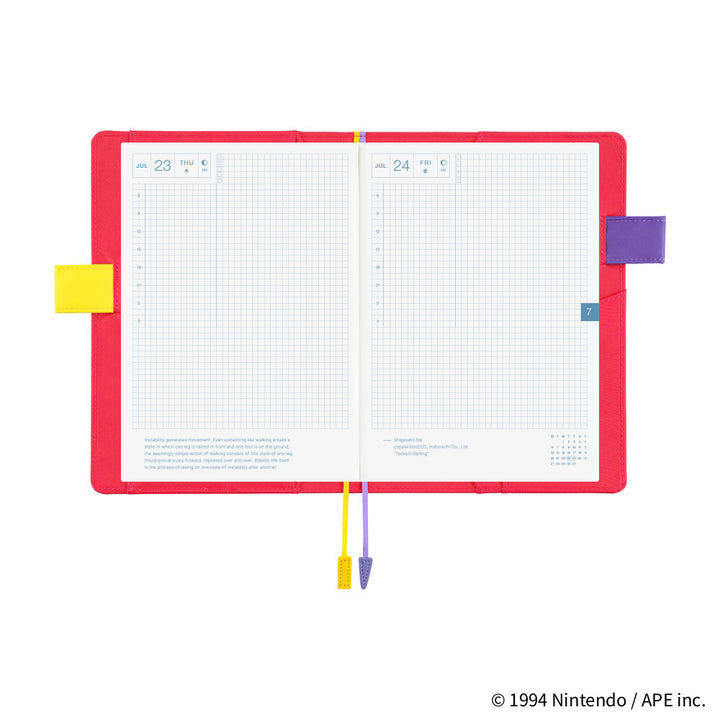 Hobonichi Techo 2026 - A5 Cover Only - MOTHER: Mr. Saturn (Doing Fine)