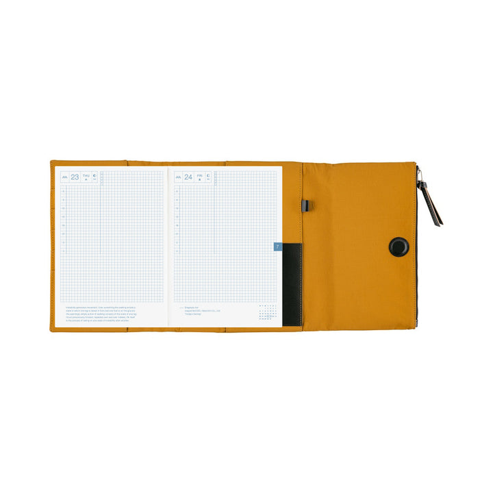 Hobonichi Techo 2026 - A5 Cover Only - Tragen: Mustard