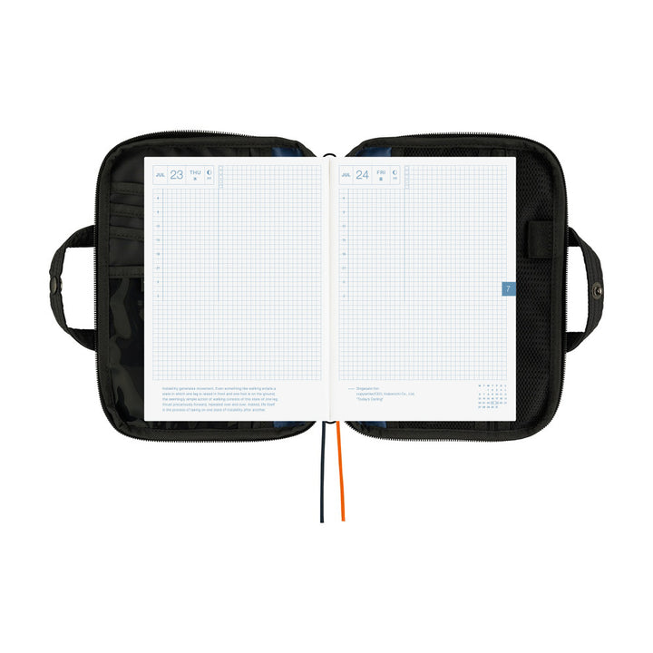 Hobonichi Techo 2025 - A5 Cover Only - POTR: Stroll (Black)