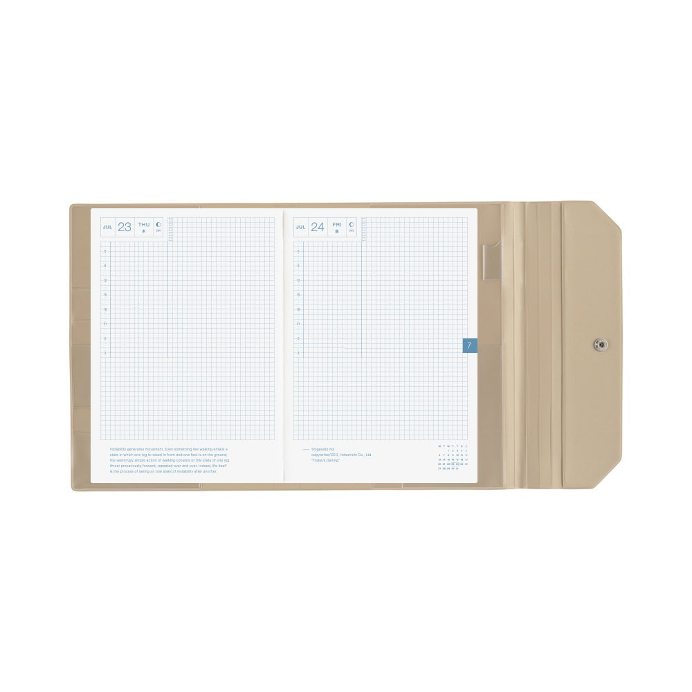 Hobonichi Techo 2026 - A5 Cover Only - Alettone: Gray