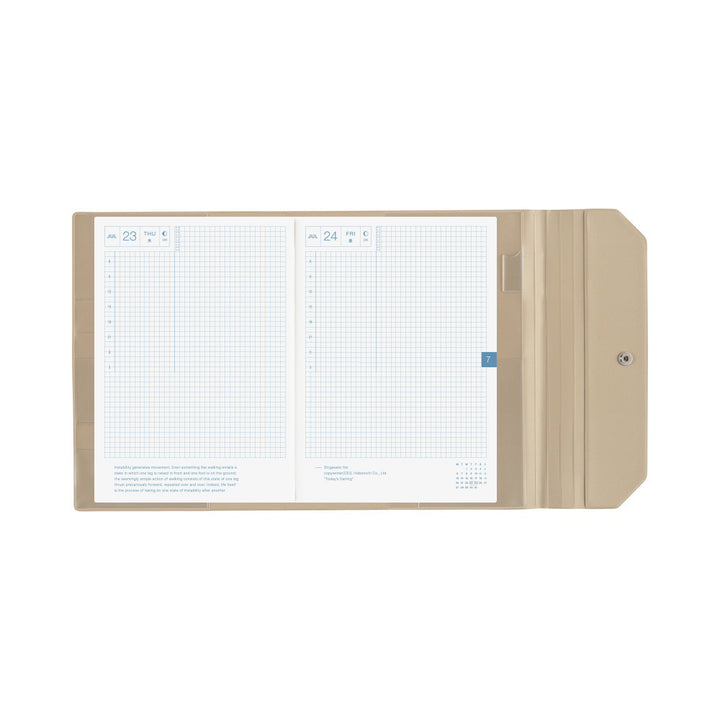 Hobonichi Techo 2026 - A5 Cover Only - Alettone: Gray