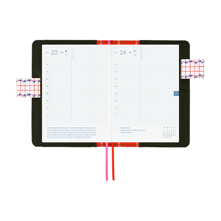 Hobonichi Techo 2026 - A6 Cover Only - Yumi Kitagishi: White Cat's Table Decorations