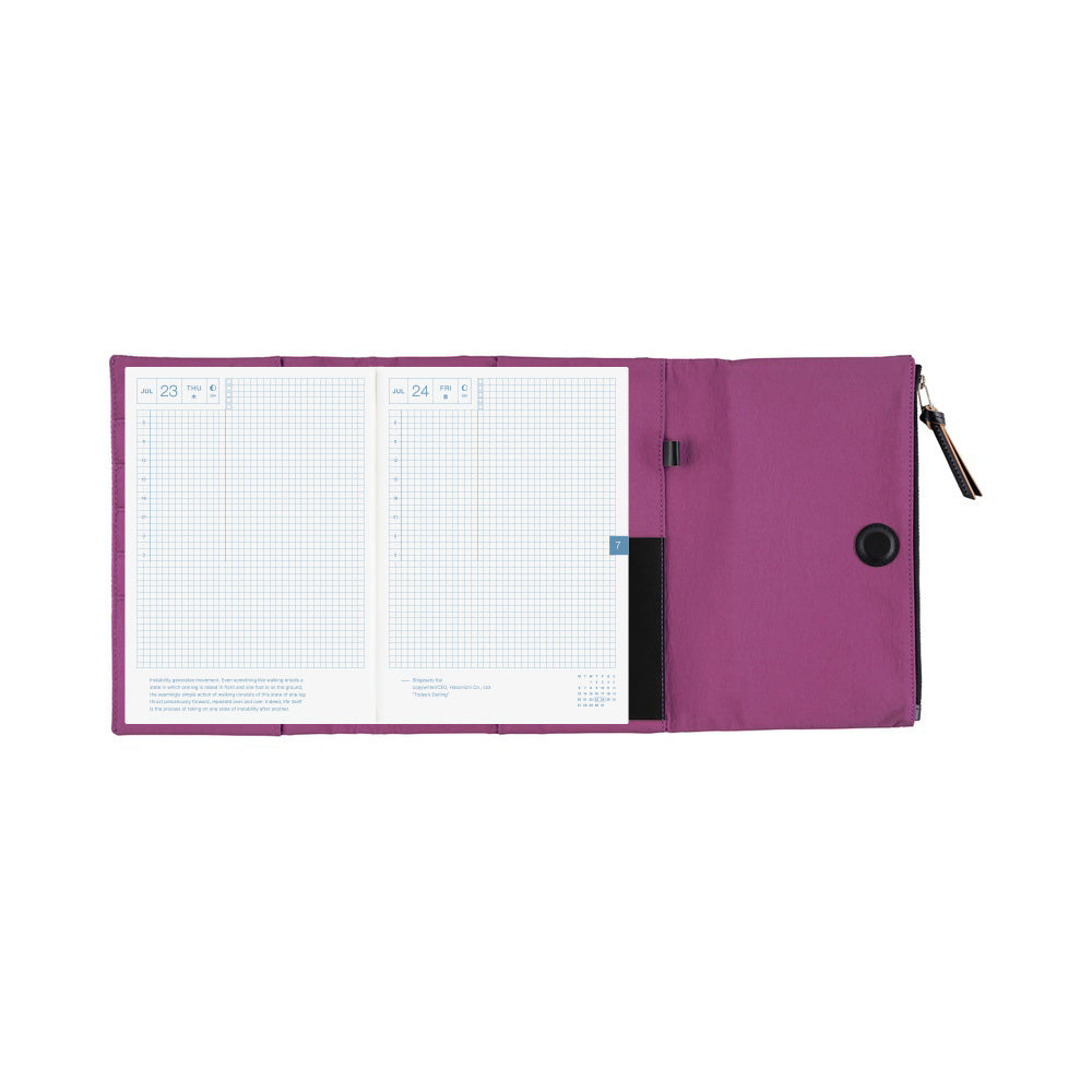 Hobonichi Techo 2026 - A5 Cover Only - Tragen: Purple