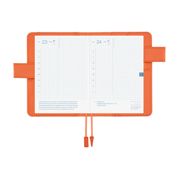 Hobonichi Techo 2026 - A6 Cover Only - Colors: Airy Flamingo