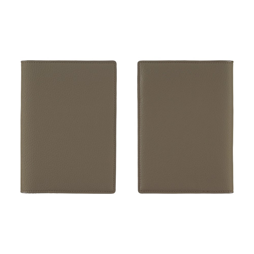 Hobonichi Techo 2026 - A6 Cover Only -  Leather: Taut (Gray & Light Blue)