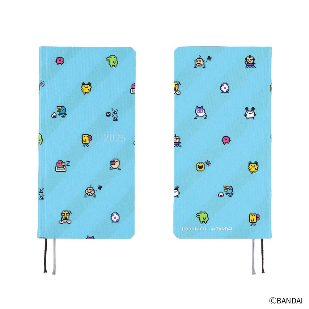Hobonichi Techo 2026 - Weeks/Wallet Planner Book - Tamagotchi: Our Tamagotchi  [English/Tall & Slim/Jan Start]