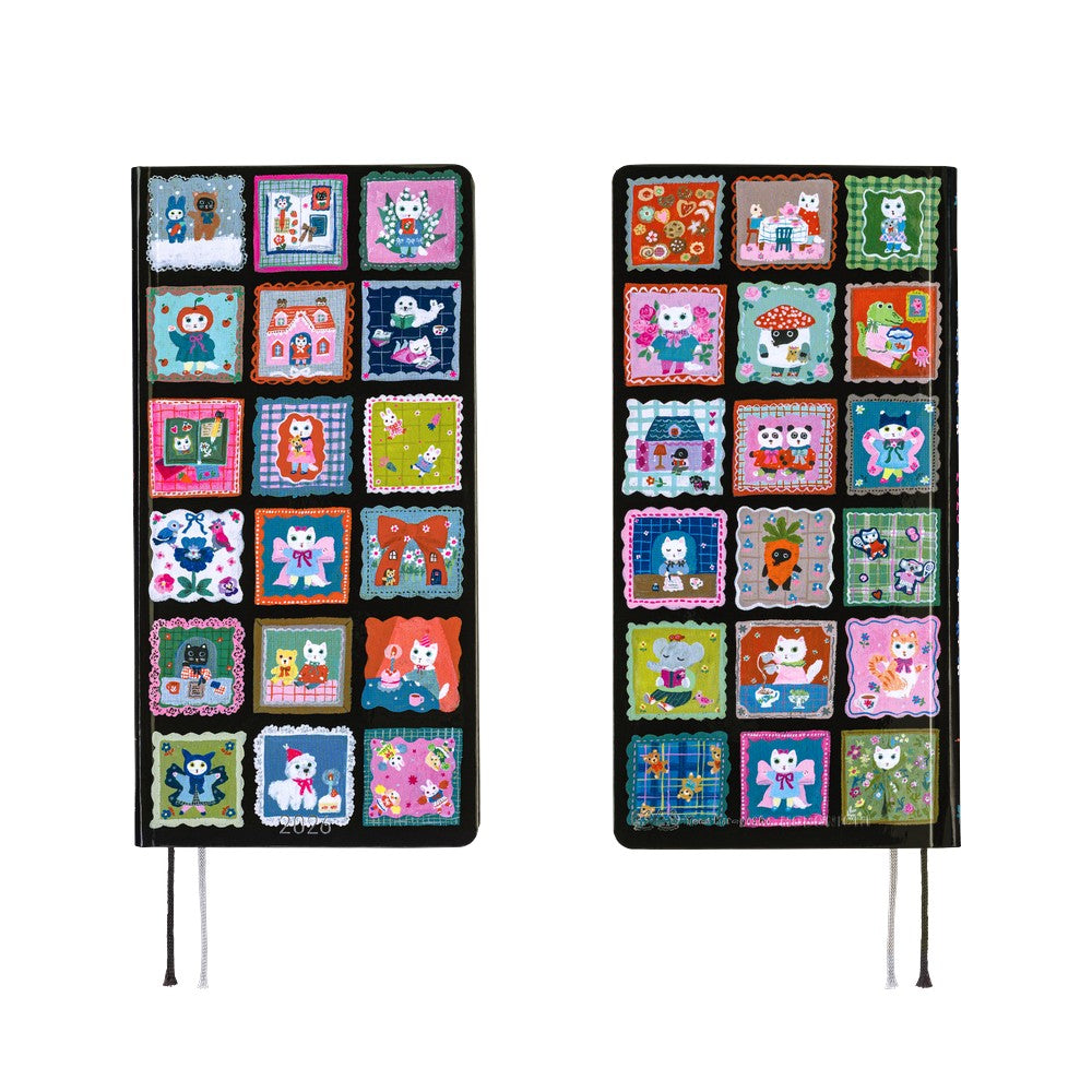 Hobonichi Techo 2026 - Weeks/Wallet Planner Book - Yumi Kitagishi: White Cat’s Daily Life [English/Tall & Slim/Jan Start]