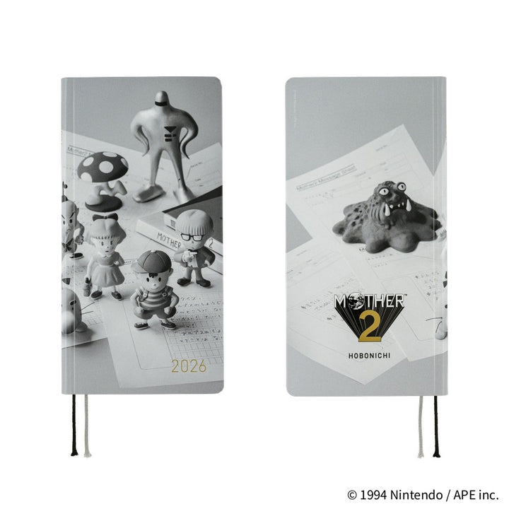 Hobonichi Techo 2026 - Weeks/Wallet Planner Book - MOTHER: The Secret of MOTHER 2 [English/Tall & Slim/Jan Start]