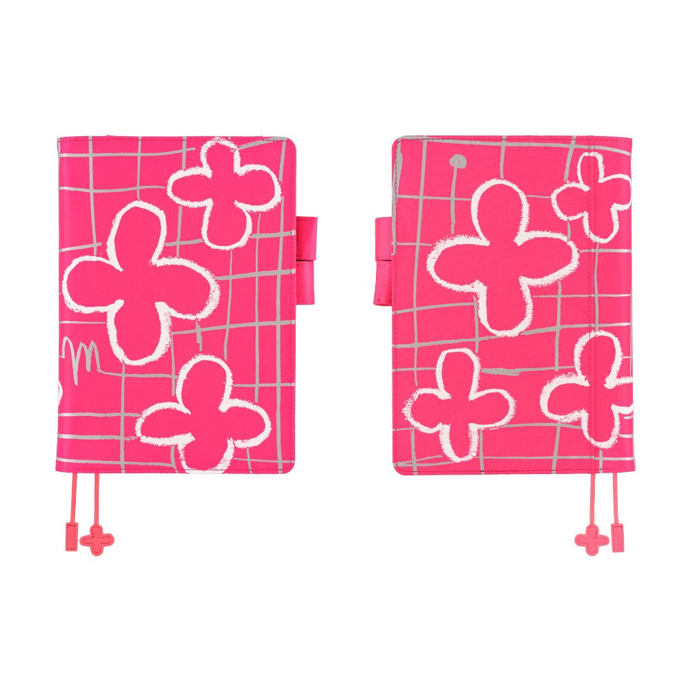 Hobonichi Techo 2026 - A5 Cover Only - Makoto Matsubayashi: Pink Flowers