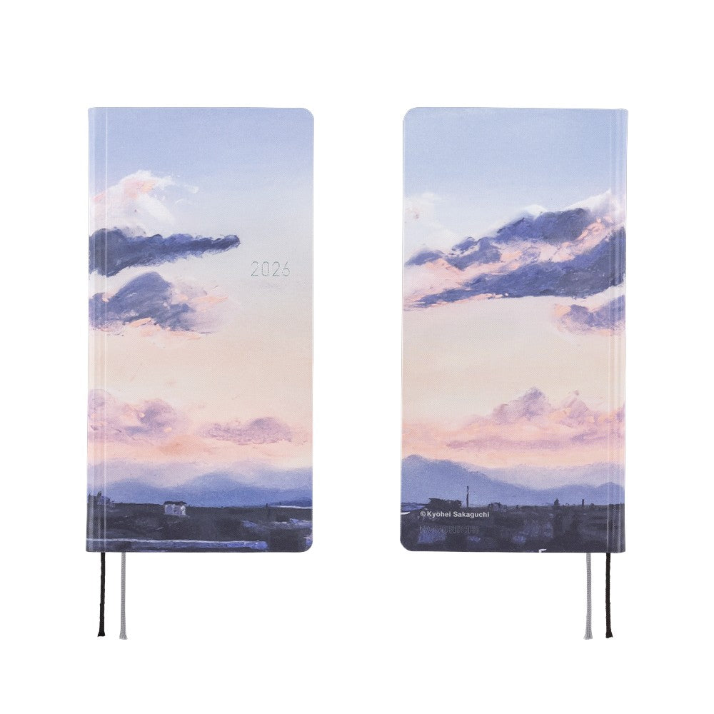 Hobonichi Techo 2026 - Weeks/Wallet Planner Book - Kyohei Sakaguchi: En Route to Kumamoto Port at Dawn  [English/Tall & Slim/Jan Start]