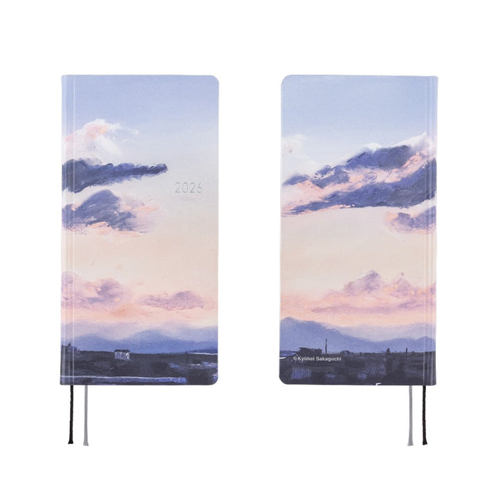Hobonichi Techo 2026 - Weeks/Wallet Planner Book - Kyohei Sakaguchi: En Route to Kumamoto Port at Dawn  [English/Tall & Slim/Jan Start]