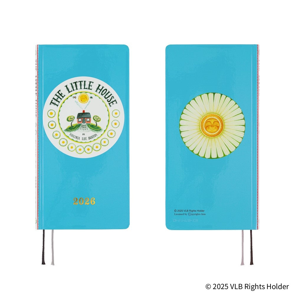 Hobonichi Techo 2026 - Weeks/Wallet Planner Book - Virginia Lee Burton: The Little House [English/Tall & Slim/Jan Start]