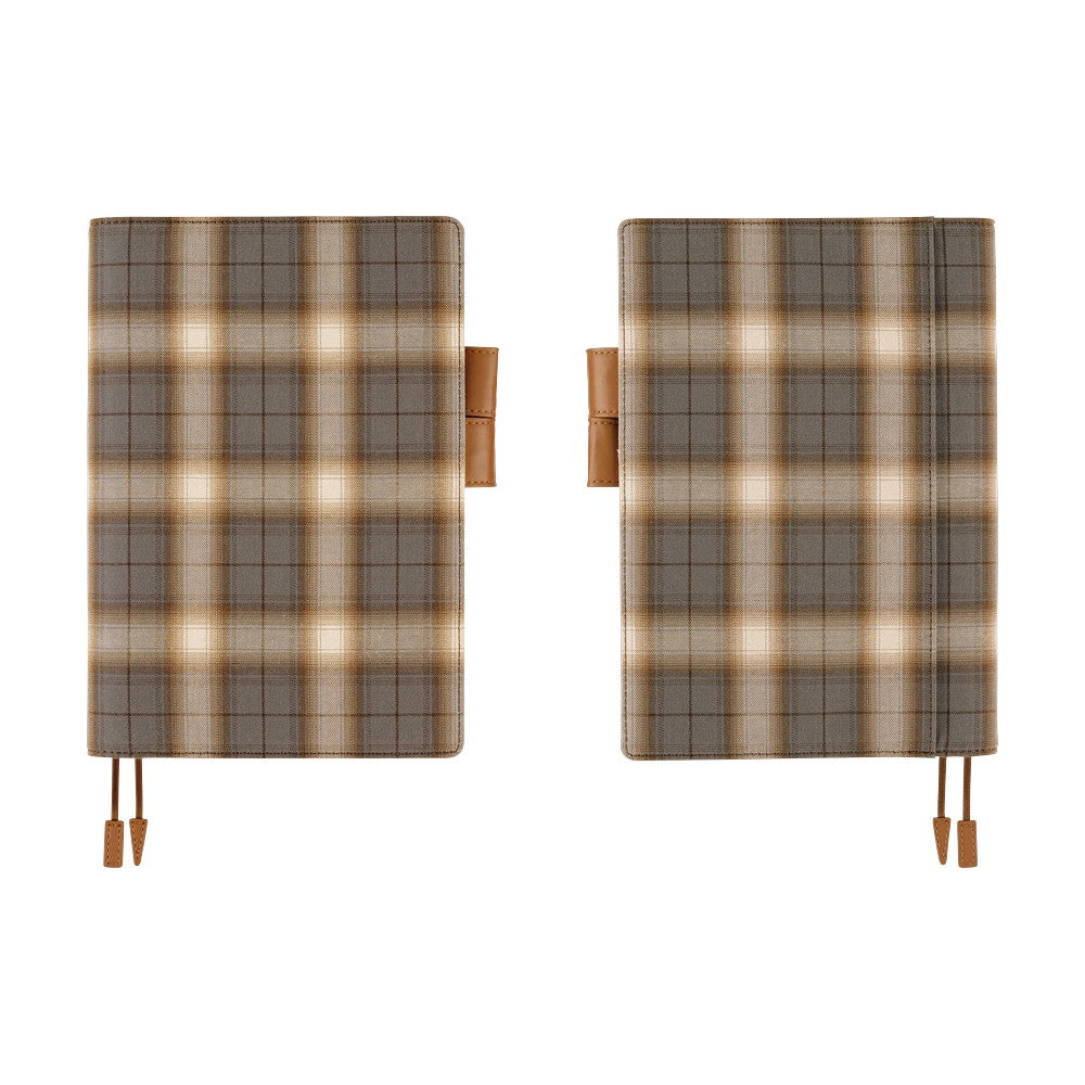 Hobonichi Techo 2026 - A5 Cover Only - Shirt Fabric: Foggy Plaid