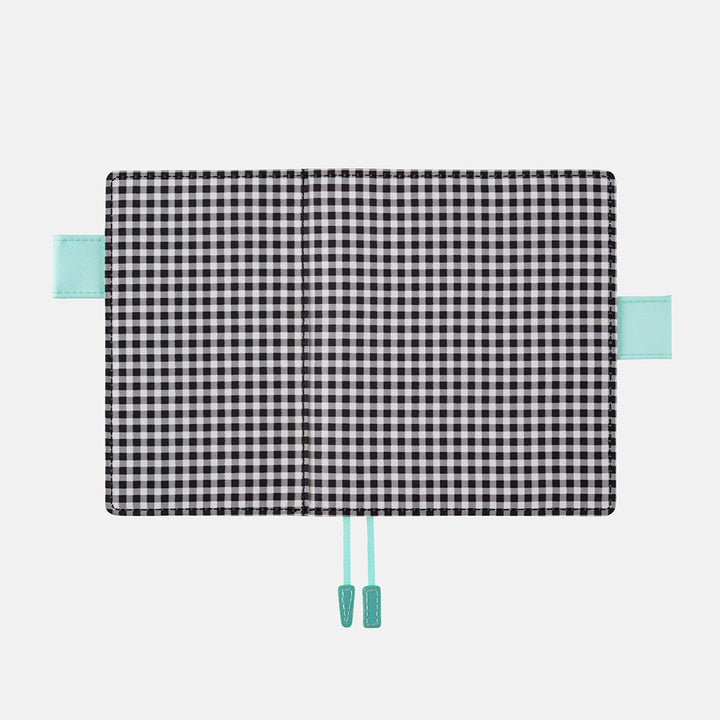 Hobonichi Techo 2024 - A6 Cover Only - Gingham (Black)