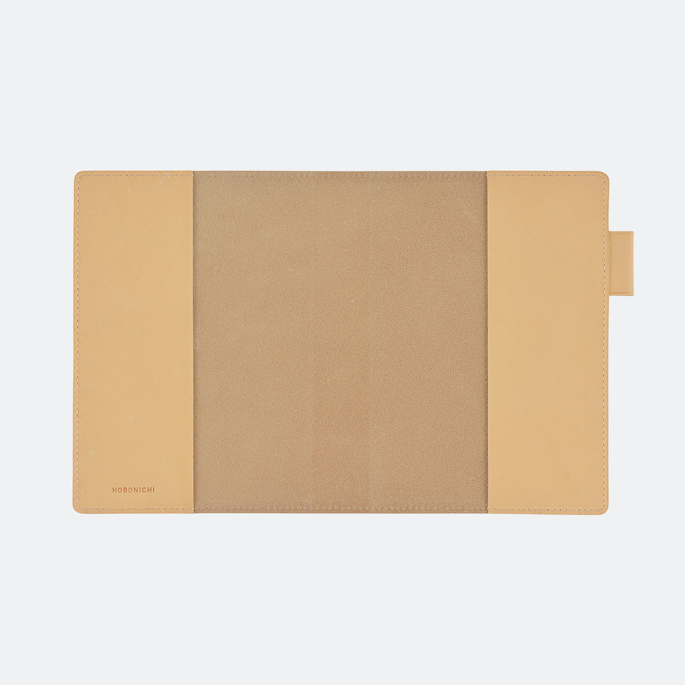 Hobonichi Techo 2024 - 5-Year Techo Leather Cover: Natural (A6 Cover Only )