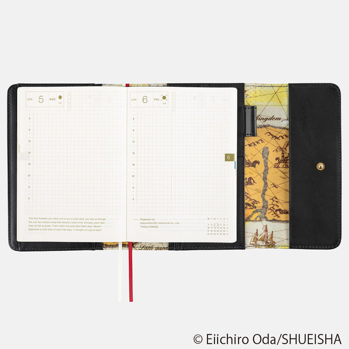 Hobonichi Techo 2024 - A6 Cover Only - ONE PIECE magazine: Going Merry Logbook (Leather Cover)
