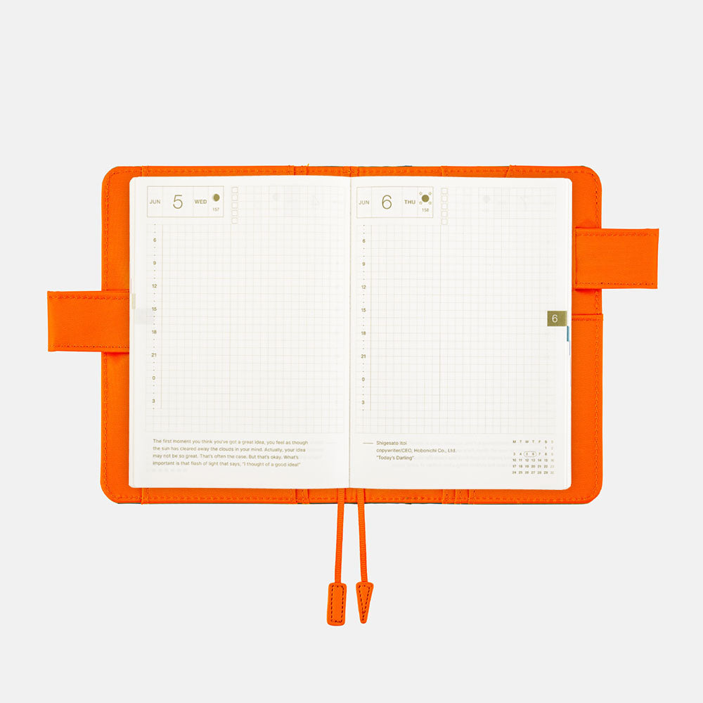 Hobonichi Techo 2024 - A6 Cover Only - Sunrise Blue