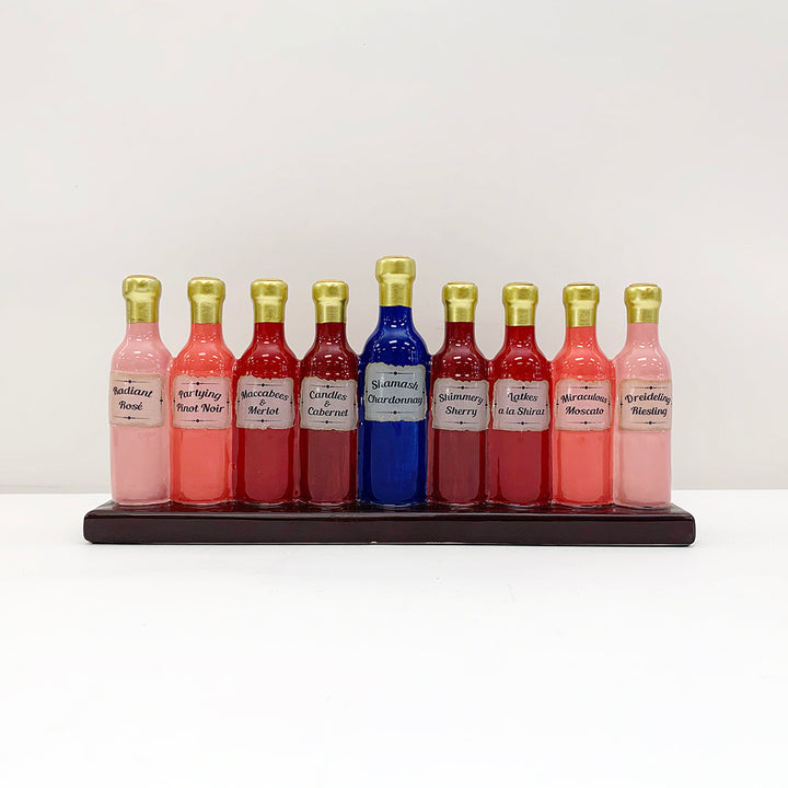 RITE LITE - CHANUKAH-HANUKKAH - Fine Wines Ceramic Menorah - Buchan's Kerrisdale Stationery