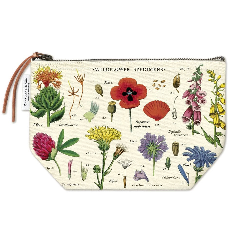CAVALLINI & CO - Vintage Pouch "Wildflowers" - Buchan's Kerrisdale Stationery