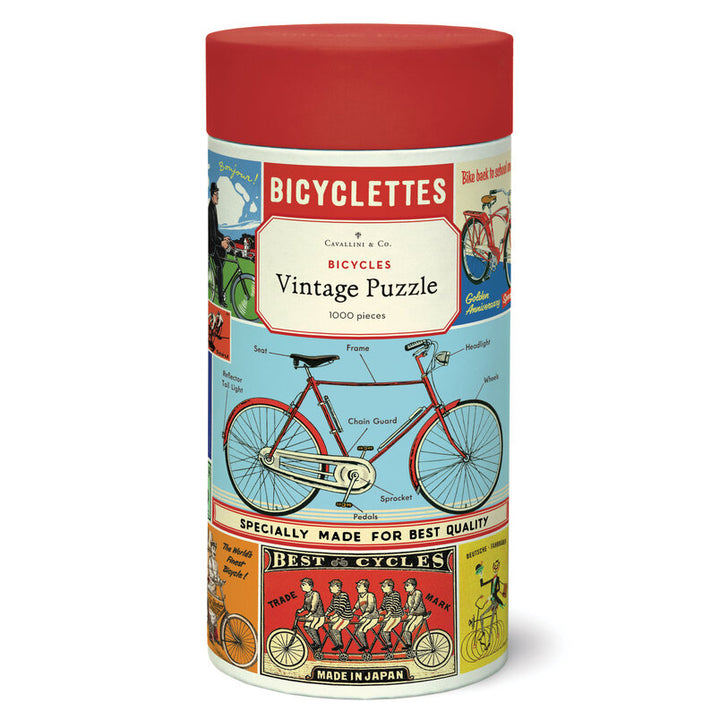 CAVALLINI & CO – 1000 Piece Vintage Puzzle "BICYCLES" - Buchan's Kerrisdale Stationery