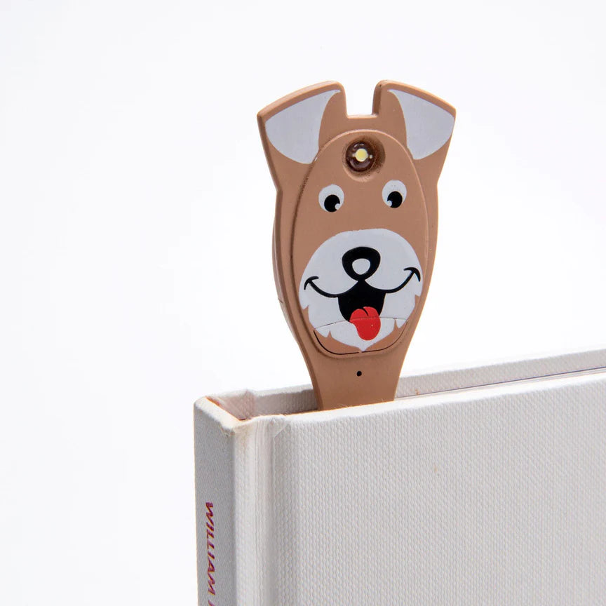 Thinking Gifts - LED Reading Light - Bookmark - Flexi Light Pals - Dog - Buchan's Kerrisdale Stationery