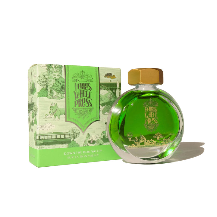 FERRIS WHEEL PRESS – “The Sugar Beach Collection” Fountain Pen Shimmer Ink – Down the Don Valley 38ml - Buchan's Kerrisdale Stationery