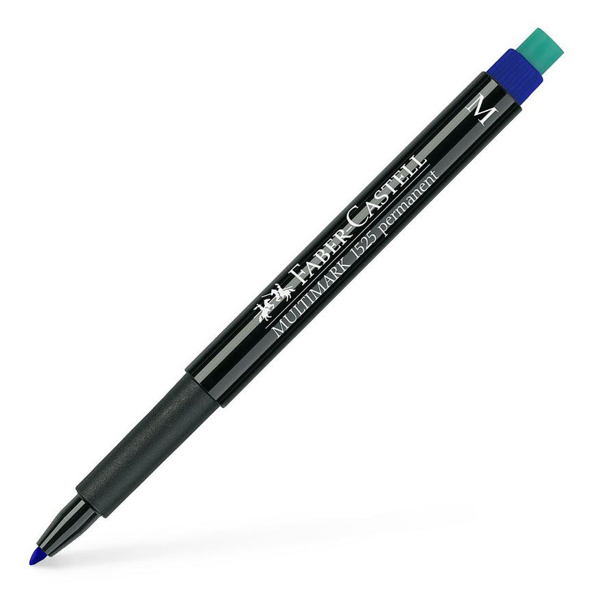 Faber-Castell - Multimark 1525 Permanent - Blue M - Buchan's Kerrisdale Stationery