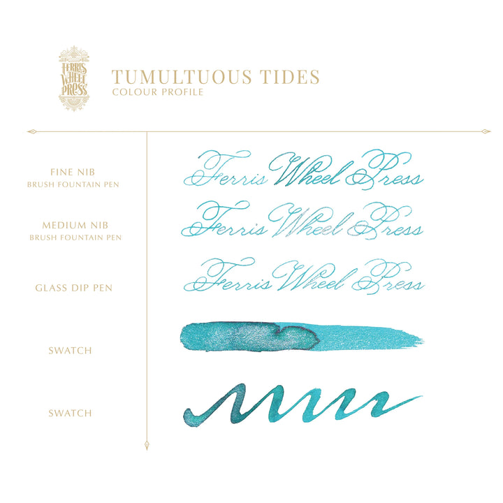 FERRIS WHEEL PRESS - FerriTales Collection 20ml Bottle - Once Upon a Time - Tumultuous Tides - Buchan's Kerrisdale Stationery