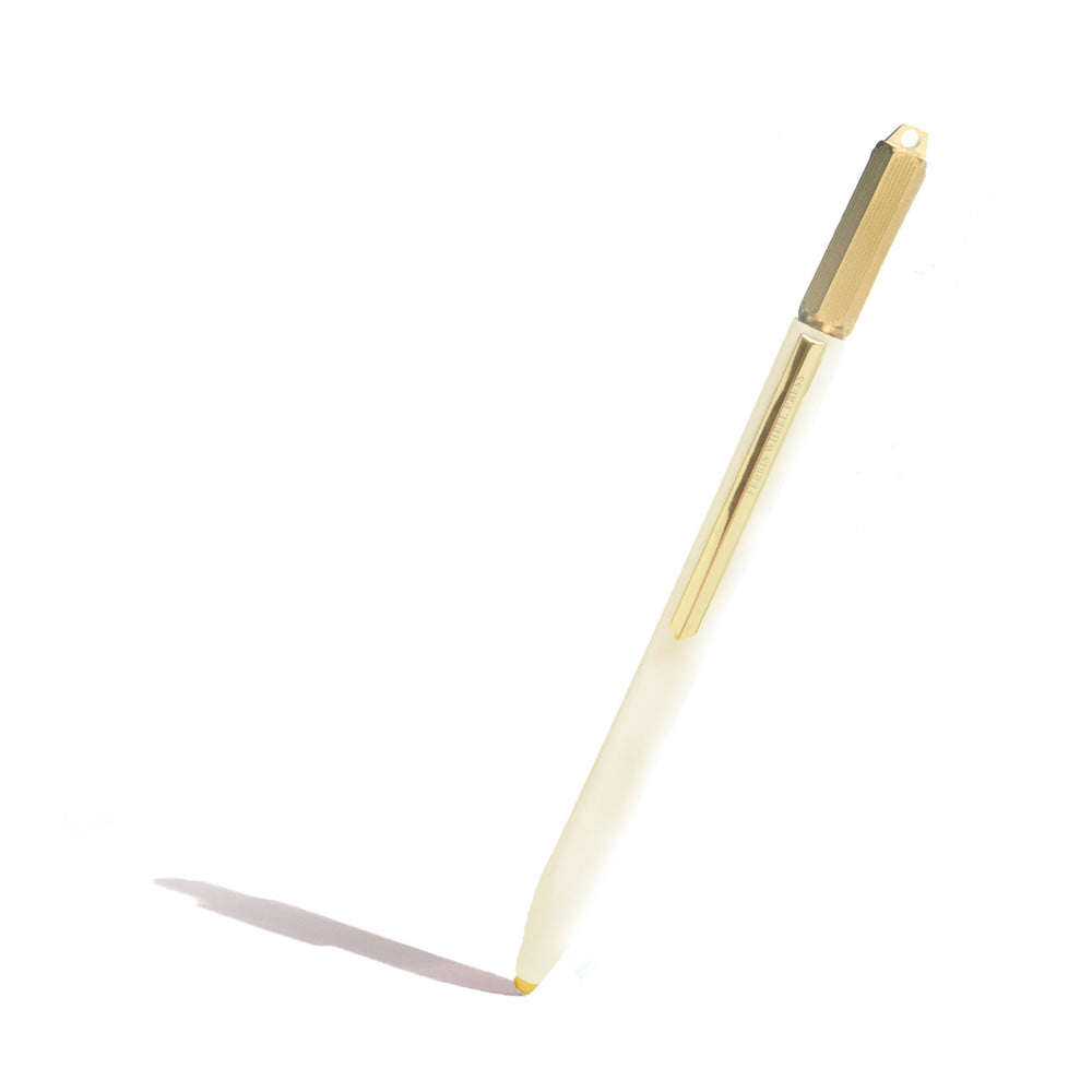 FERRIS WHEEL PRESS - Scribe Ballpoint Pen "French Vanilla White" - Buchan's Kerrisdale Stationery