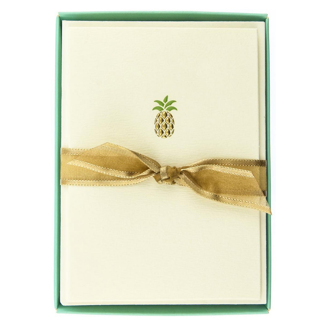 GRAPHIQUE DE FRANCE - La Petite Press - Pineapple Boxed Card - Buchan's Kerrisdale Stationery