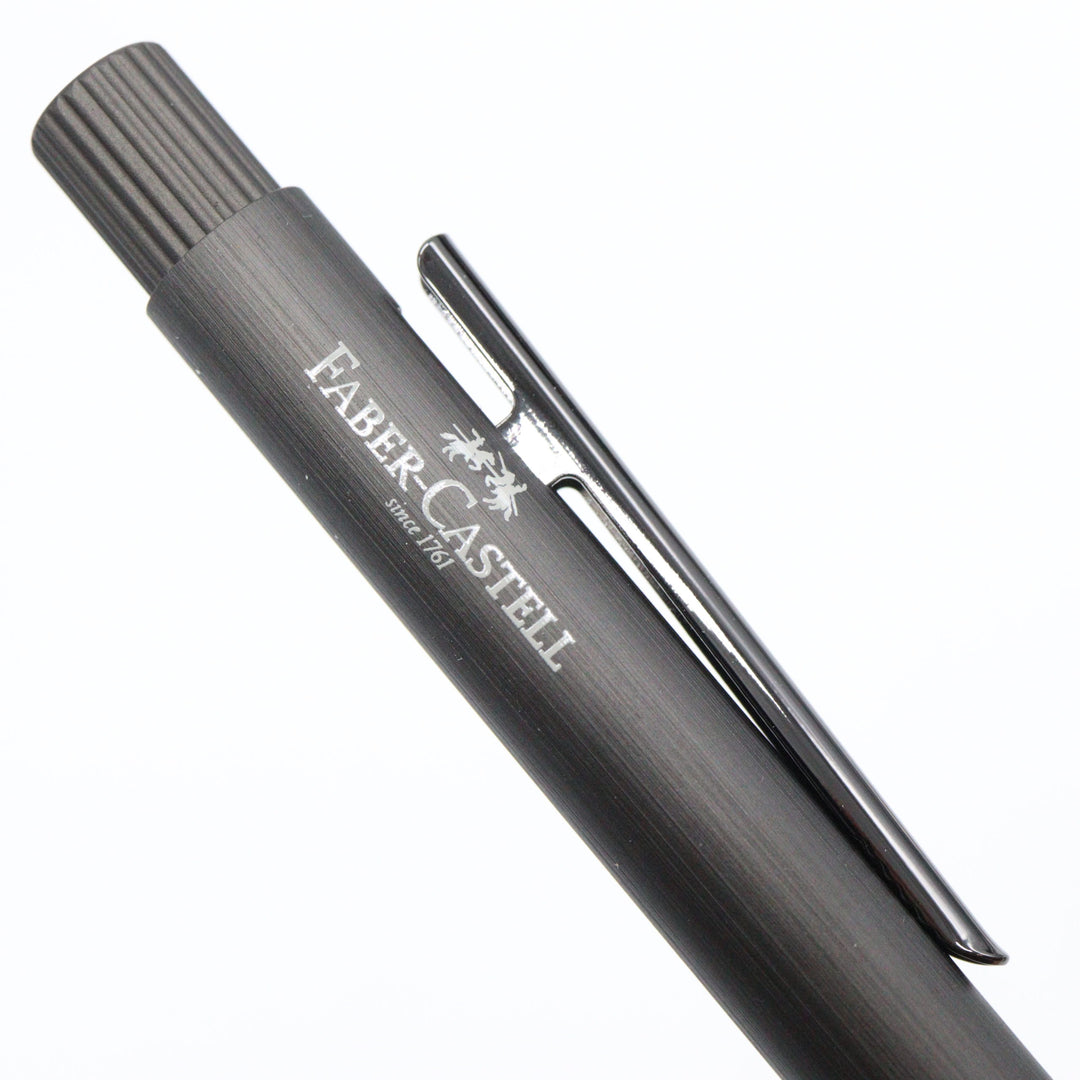 Faber-Castel – NEO Slim Ballpoint Pen with Gift Box Case – Gun Metal Black - Buchan's Kerrisdale Stationery