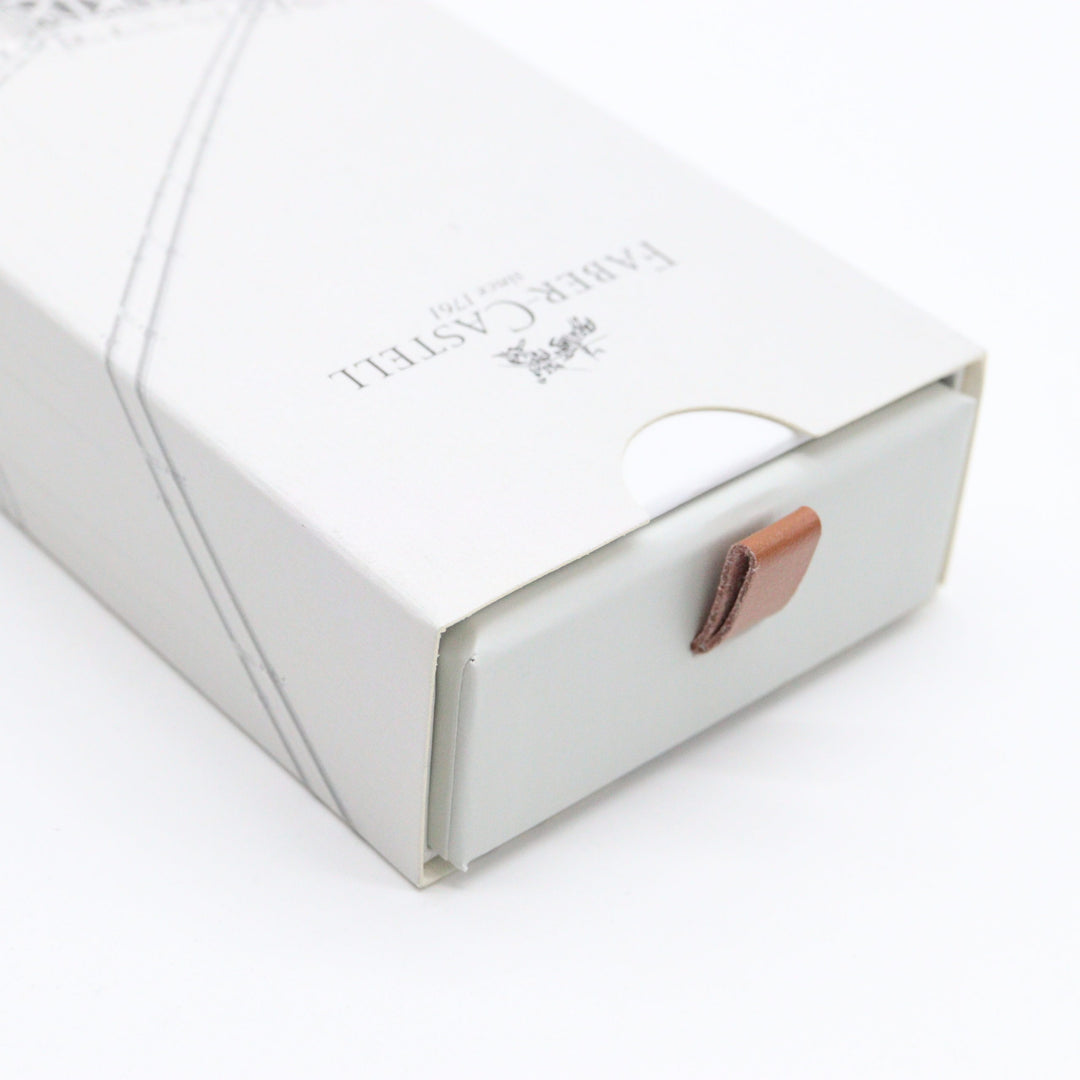 Faber-Castell - Ambition Rollerball Pen with Gift Box Case - Stained Pear Wood with Silver Accents - Buchan's Kerrisdale Stationery