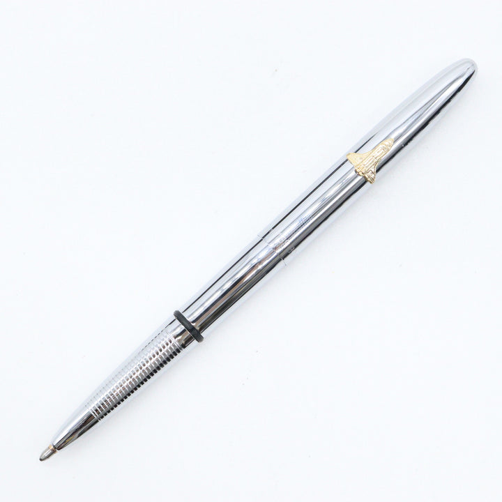 Fisher Space Pen – Bullet – Silver Chrome with Gold Shuttle Emblem - Buchan's Kerrisdale Stationery