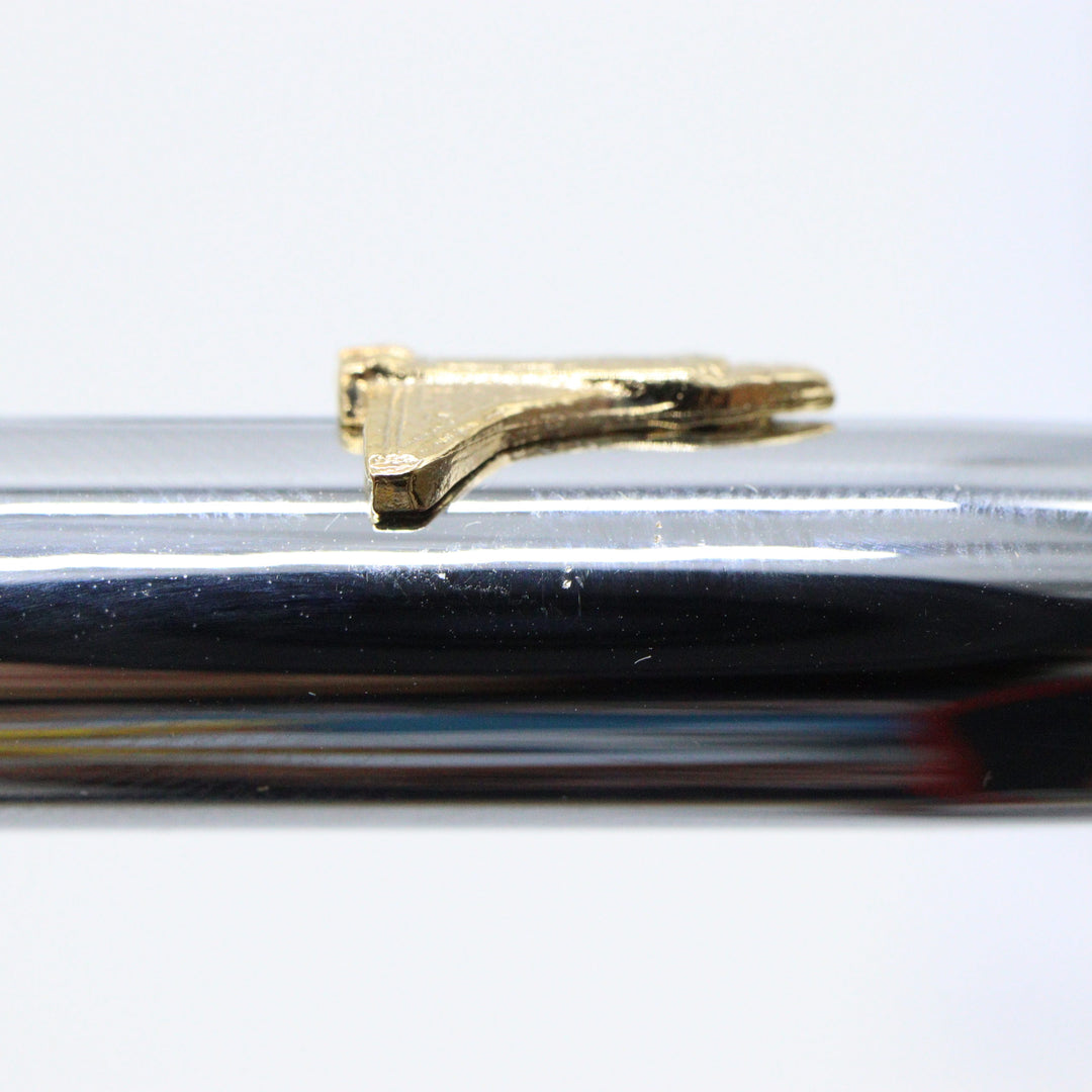 Fisher Space Pen – Bullet – Silver Chrome with Gold Shuttle Emblem - Buchan's Kerrisdale Stationery