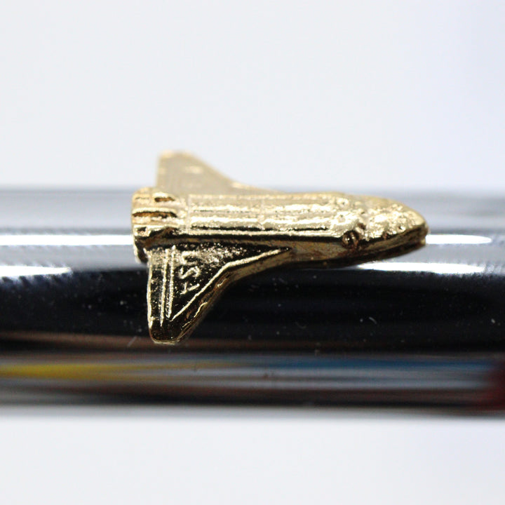 Fisher Space Pen – Bullet – Silver Chrome with Gold Shuttle Emblem - Buchan's Kerrisdale Stationery