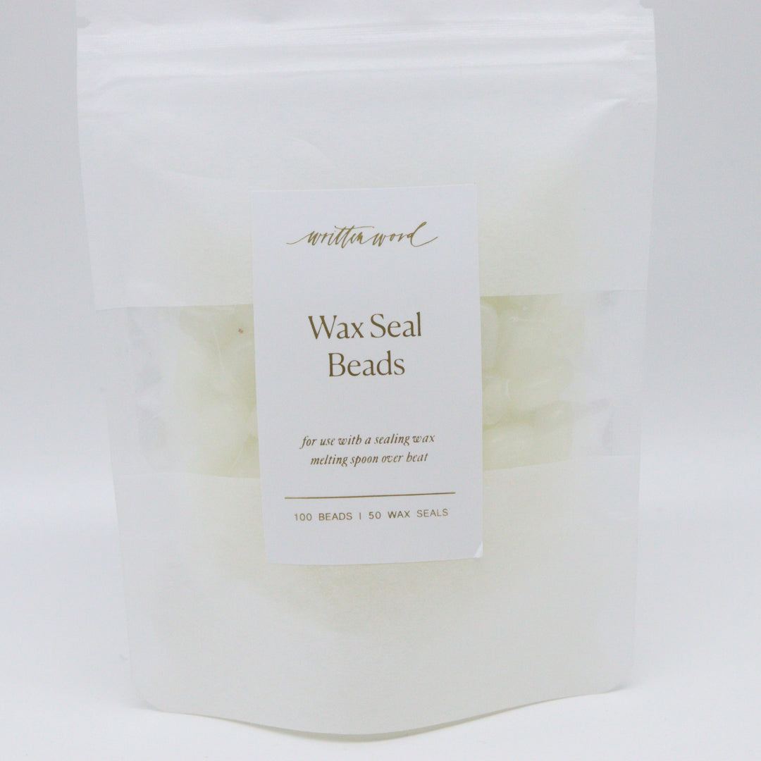 WRITTEN WORD - Wax Beads to Make Wax Seals - Semi-clear Vellum - Buchan's Kerrisdale Stationery
