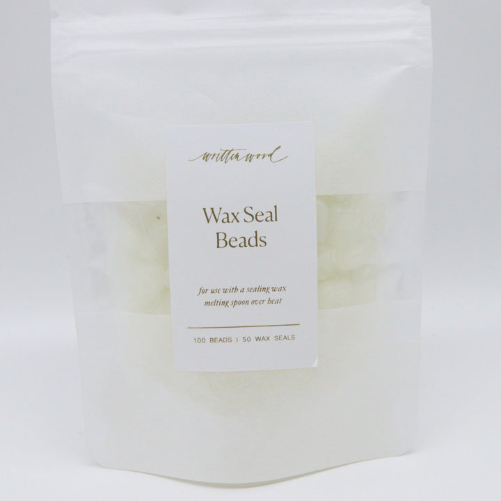 WRITTEN WORD - Wax Beads to Make Wax Seals - Semi-clear Vellum - Buchan's Kerrisdale Stationery