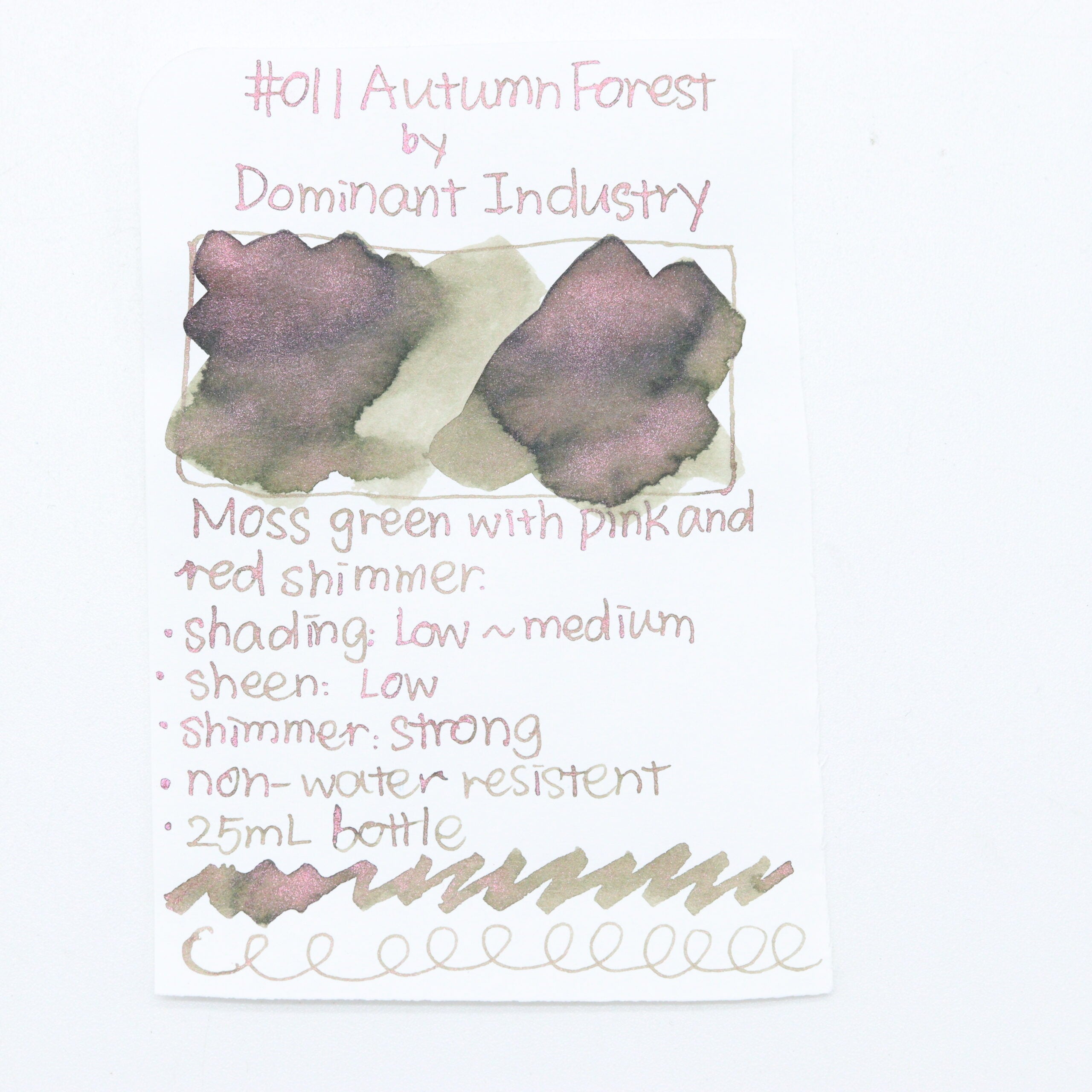 DOMINANT INDUSTRY – PEARL SERIES – Bottled Fountain Pen Ink (25ml