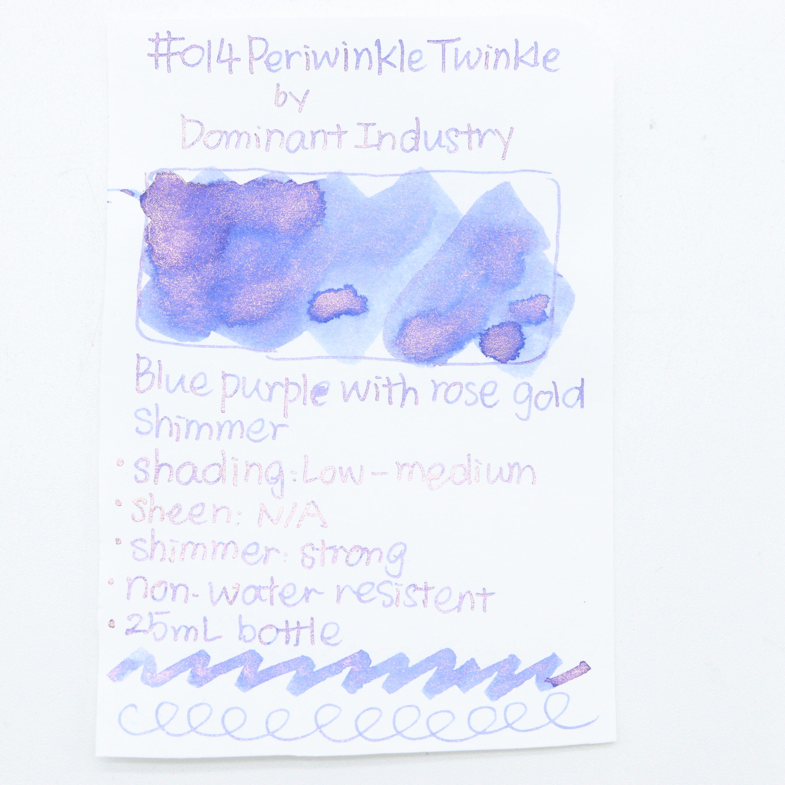 DOMINANT INDUSTRY – PEARL SERIES – Bottled Fountain Pen Ink (25ml