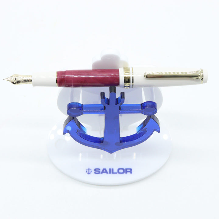 SAILOR PEN - Pro Gear Slim Mini Fountain Pen -  14K Gold - RENCONTRE Collection - Bordeaux Fonce - Dark Burgundy - Buchan's Kerrisdale Stationery