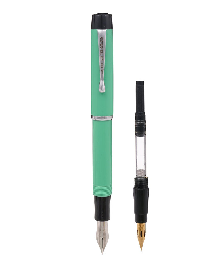 OSPREY PENS - SCHOLAR Fountain Pen "Rainforest Green" With Standard And Flex Nib Options - Buchan's Kerrisdale Stationery