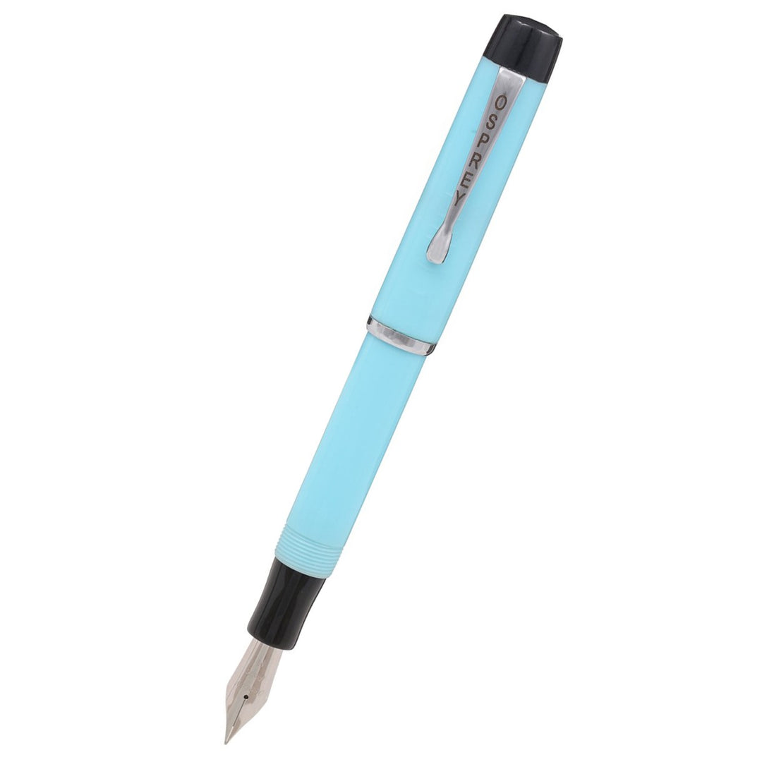 OSPREY PENS - SCHOLAR Fountain Pen "Aquamarine Blue" With Standard And Flex Nib Options - Buchan's Kerrisdale Stationery