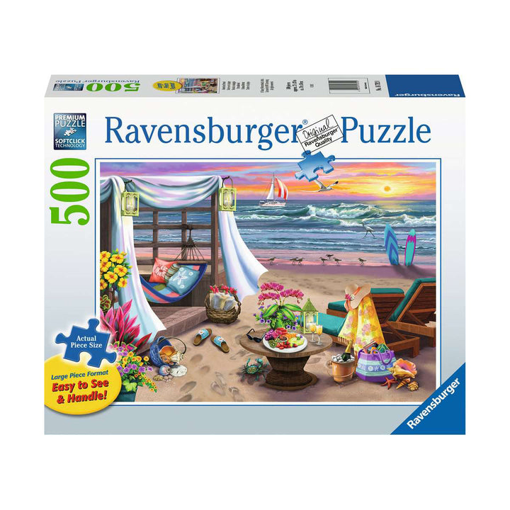 RAVENSBURGER – 500 Pc Puzzle – "Cabana Retreat" - Buchan's Kerrisdale Stationery