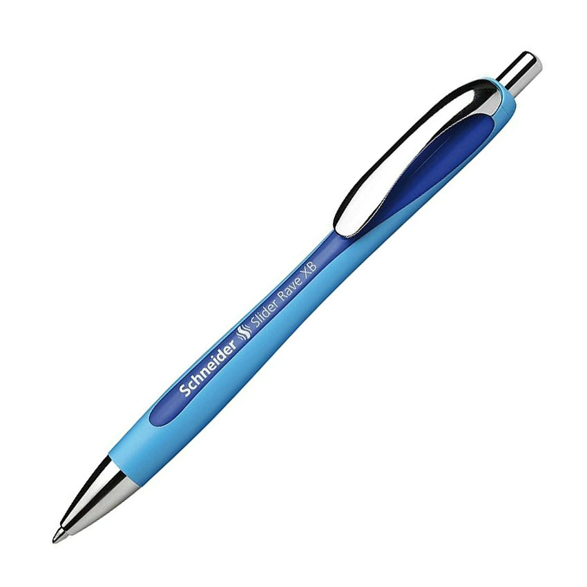 SCHNEIDER - Retractable Ballpoint Pen - Slider Rave XB "Blue" - Buchan's Kerrisdale Stationery