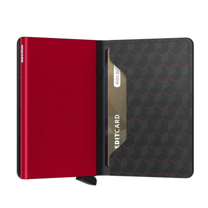 SECRID Slimwallet Optical - Black Red - Buchan's Kerrisdale Stationery