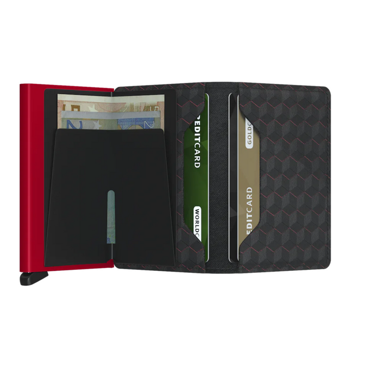 SECRID Slimwallet Optical - Black Red - Buchan's Kerrisdale Stationery