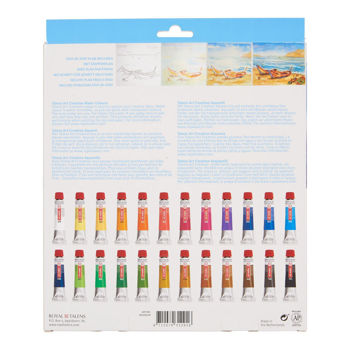 ROYAL TALEN – Water Colour Set 24 x 12 ml - Buchan's Kerrisdale Stationery